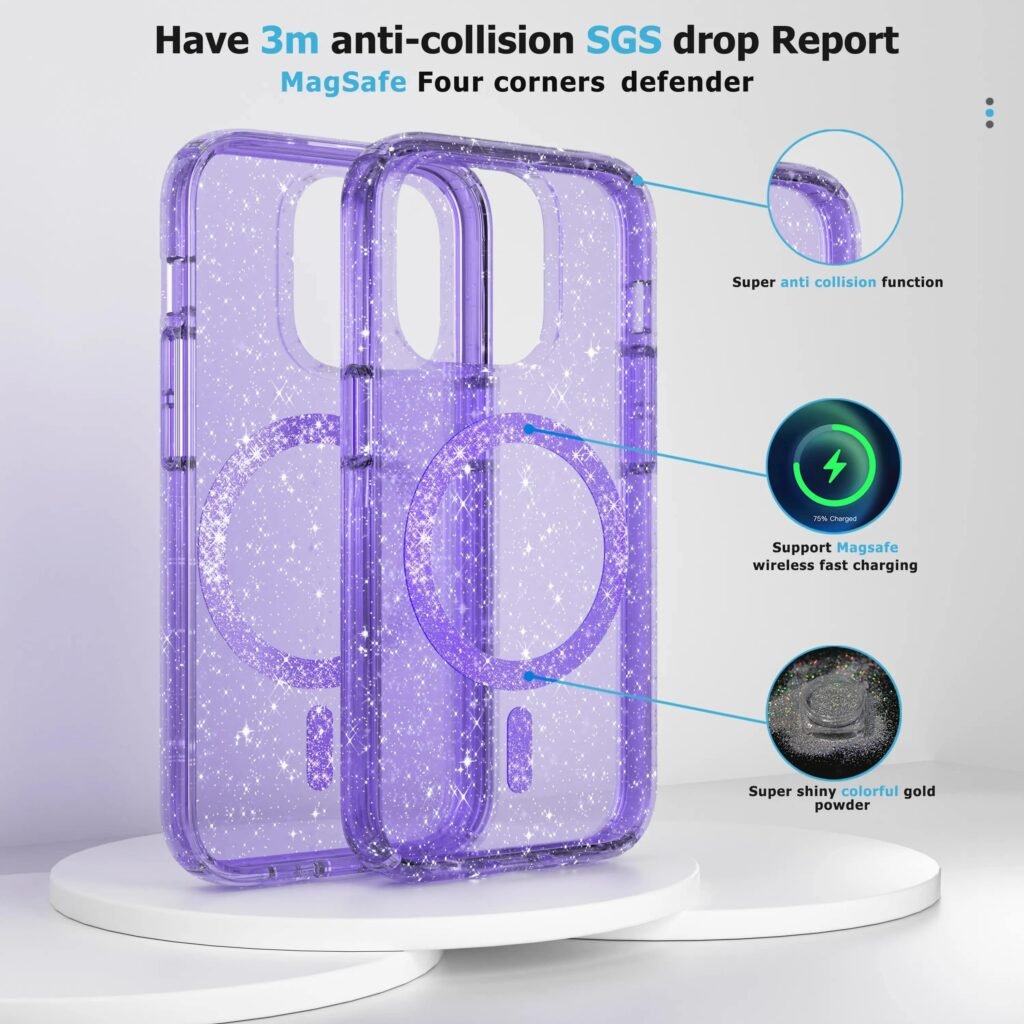 2M anti-collision phone case purple
