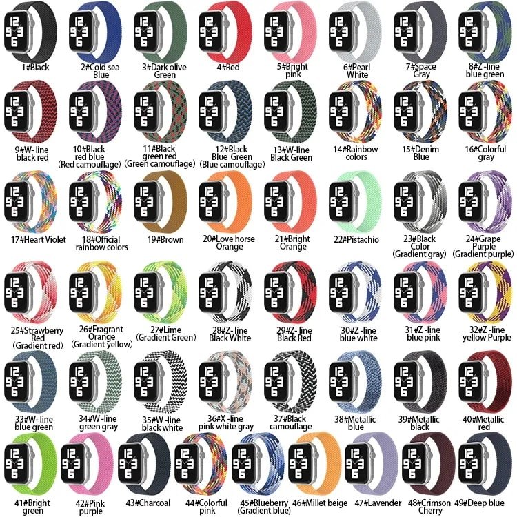 braided solo loop apple watch band