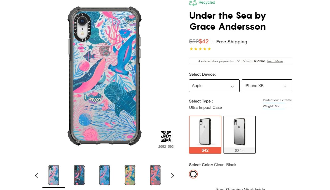 casetify iphone xr case