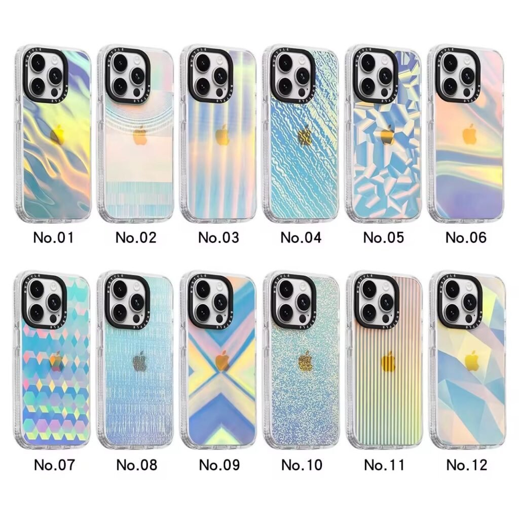 glossy detachable glorious hologram case
