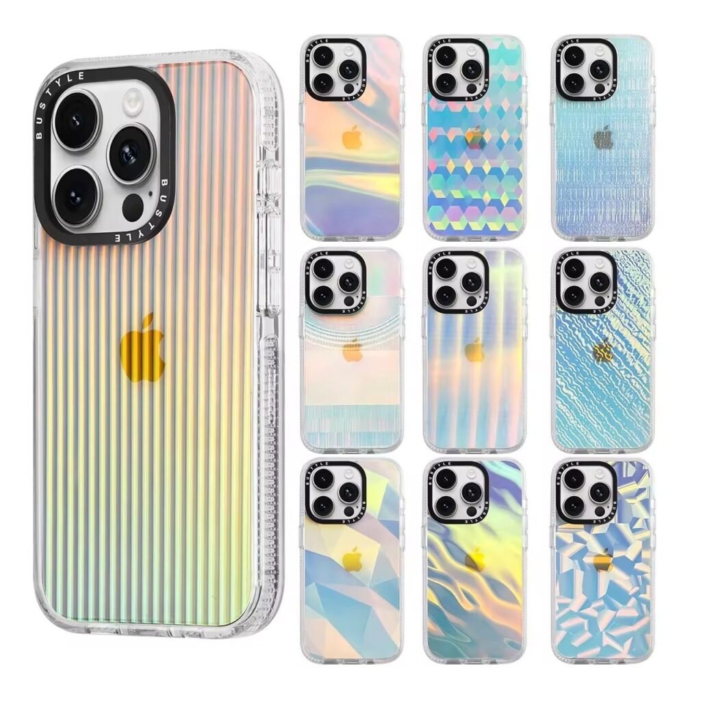 glossy detachable glorious hologram case