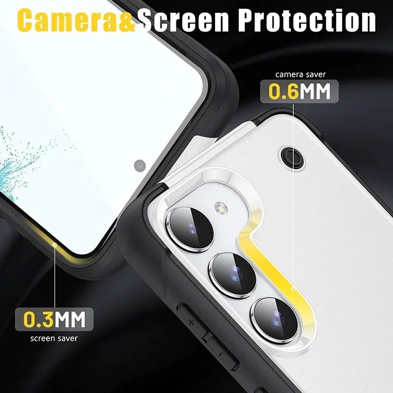 Hybrid Case With Kickstand For Samsung S23