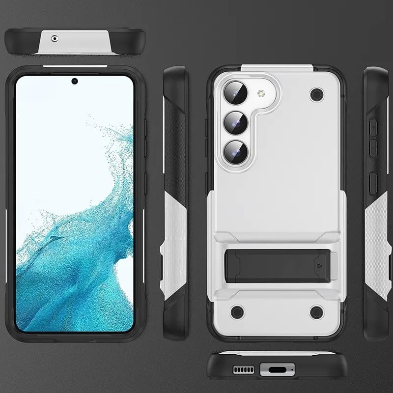 Hybrid Case With Kickstand For Samsung S23