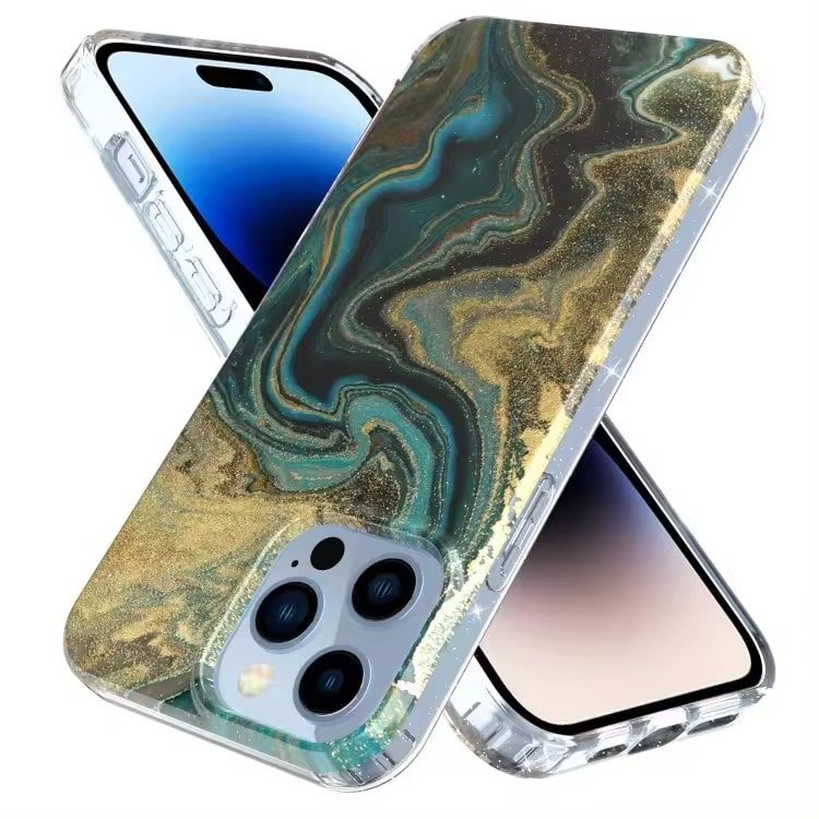 IMD colored marble TPU case
