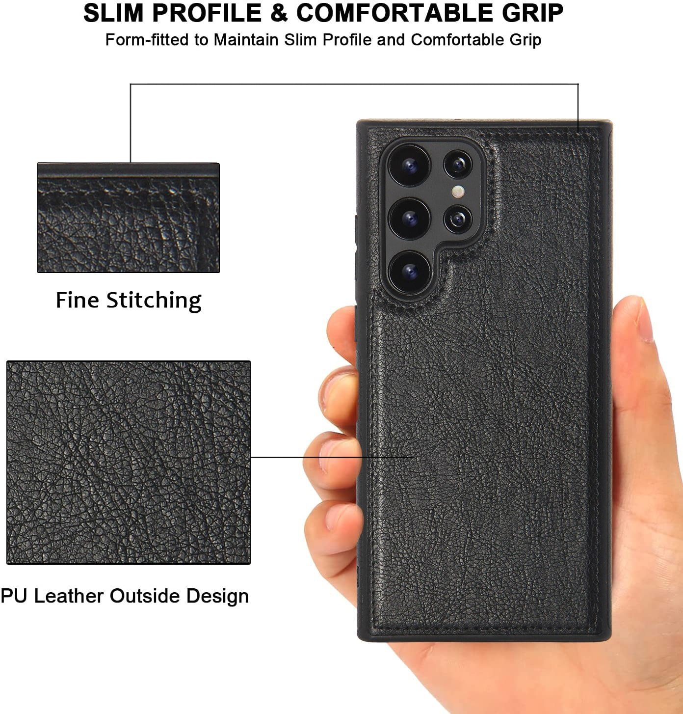 Leather Phone Case for Samsung