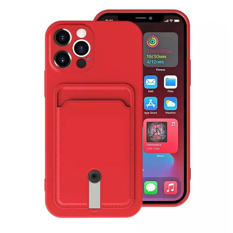 Wholesale Liquid Silicone Phone Case with Card Holder