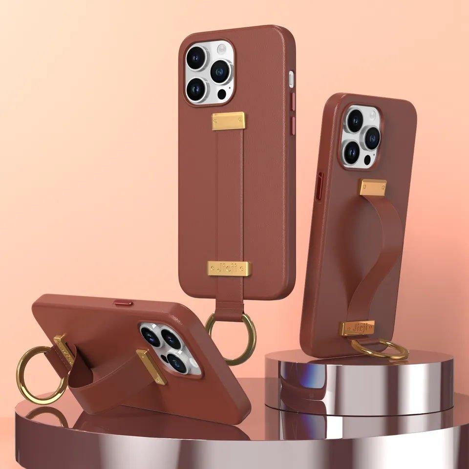 Luxury leather iPhone Case
