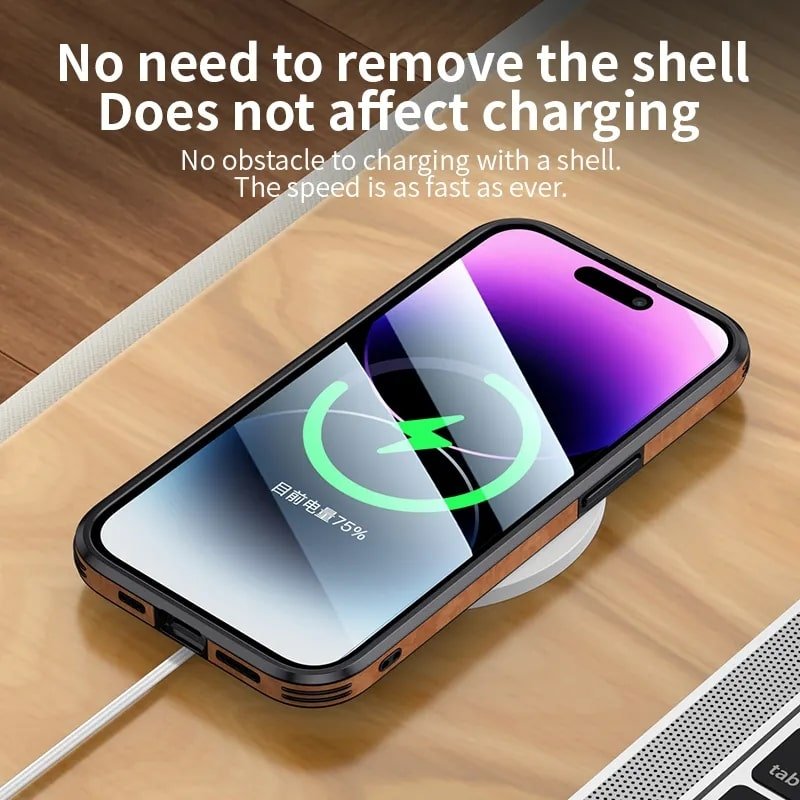 Luxury Leather Phone Cover For iPhone