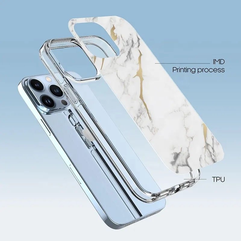 Marble IML Hybrid Phone Case