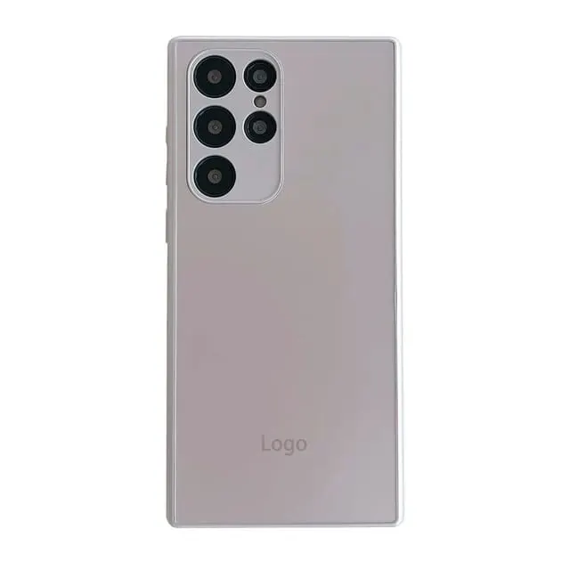 Custom Logo Anti-Fingerprint Tempered Glass Phone Case