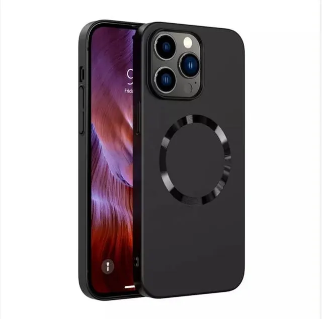 Thin Hard PC Magnetic Oil Painting iPhone Case